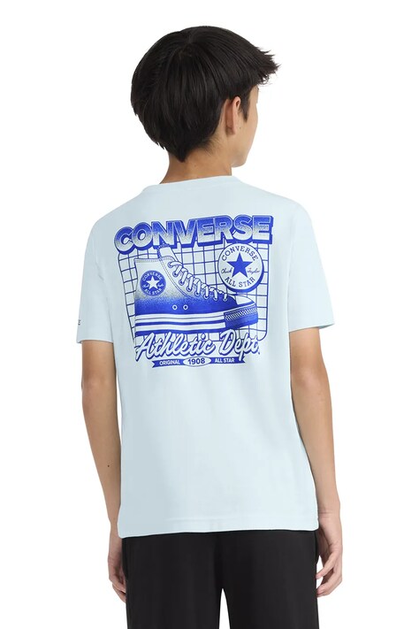 Converse Тениска за деца от памук синя 9CH945