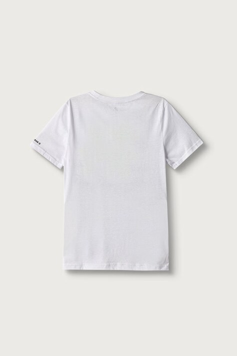 Converse T-shirt dziecięcy bawełniany biały 9CD483