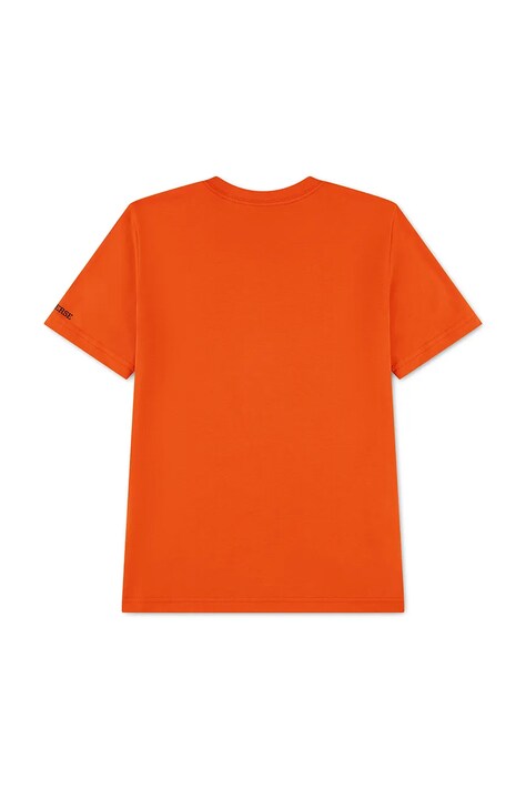 Converse T-shirt dziecięcy bawełniany pomarańczowy 9CD483