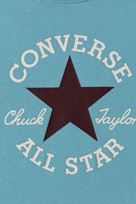 Converse T-shirt dziecięcy bawełniany niebieski 9CD483