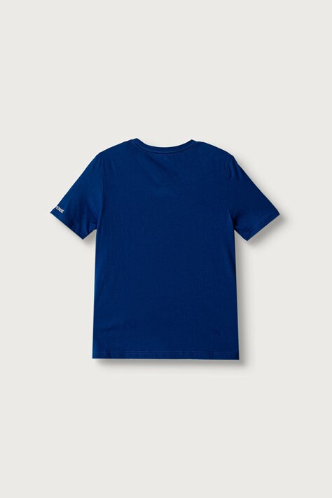 Converse T-shirt dziecięcy bawełniany niebieski 9CD483