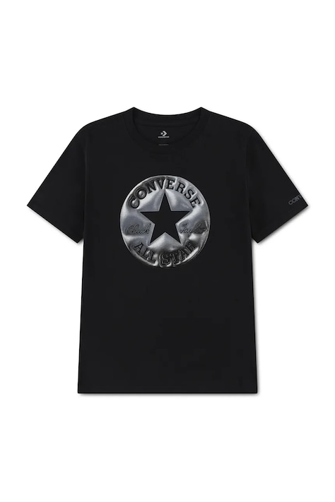 Converse Тениска за деца черна 8CJ827