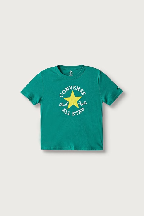 Converse Gyerek póló pamuttal zöld 8CD483