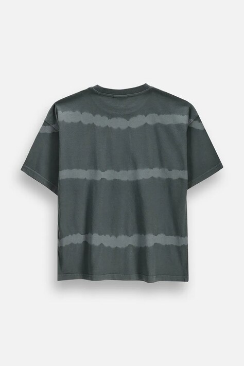 Coccodrillo T-shirt oversize dziecięcy bawełniany szary REBEL BOY JUNIOR