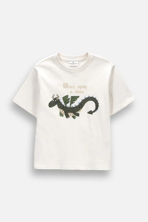 Coccodrillo t-shirt βρεφικό βαμβακερό μπεζ REBEL KNIGHT BOY KIDS