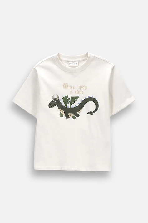 Coccodrillo t-shirt βρεφικό βαμβακερό μπεζ REBEL KNIGHT BOY KIDS
