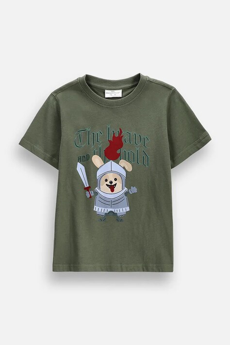 Coccodrillo t-shirt παιδικό βαμβακερό πράσινο REBEL KNIGHT BOY KIDS
