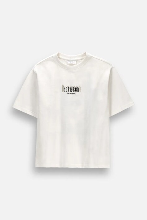 Coccodrillo t-shirt παιδικό βαμβακερό μπεζ REBEL BOY JUNIOR