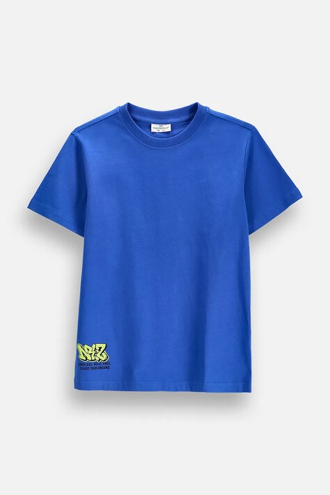 Coccodrillo t-shirt παιδικό βαμβακερό μπλε EVERYDAY BOY B