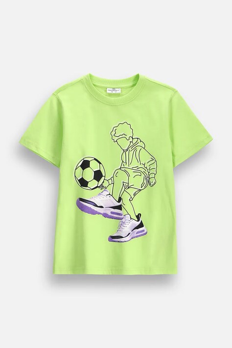 Coccodrillo t-shirt παιδικό βαμβακερό πράσινο EVERYDAY BOY A