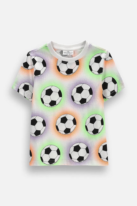 Coccodrillo t-shirt παιδικό βαμβακερό λευκό SUPER FUN BOY KIDS