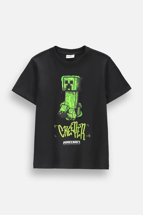 Coccodrillo t-shirt παιδικό βαμβακερό μαύρο LICENCE BOY