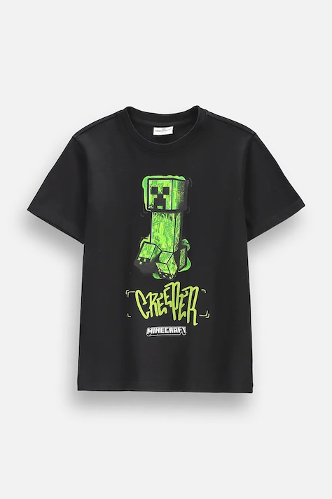 Coccodrillo t-shirt παιδικό βαμβακερό μαύρο LICENCE BOY