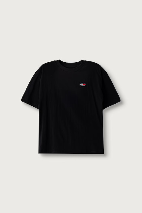 Tommy Hilfiger Basic tričko detské bavlnené čierne KS0KS00756