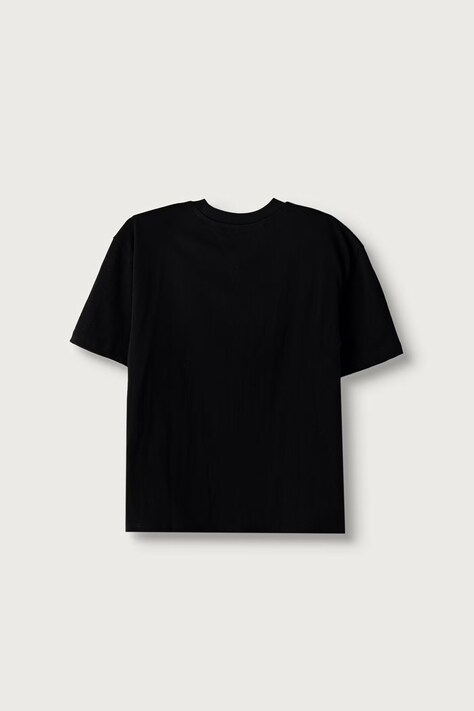 Tommy Hilfiger T-shirt basic dziecięcy bawełniany czarny KS0KS00756