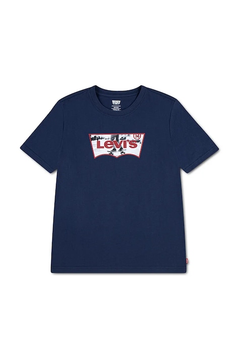 Levi's t-shirt παιδικό με βαμβάκι SKATE BATWING TEE σκούρο μπλε 9ER749