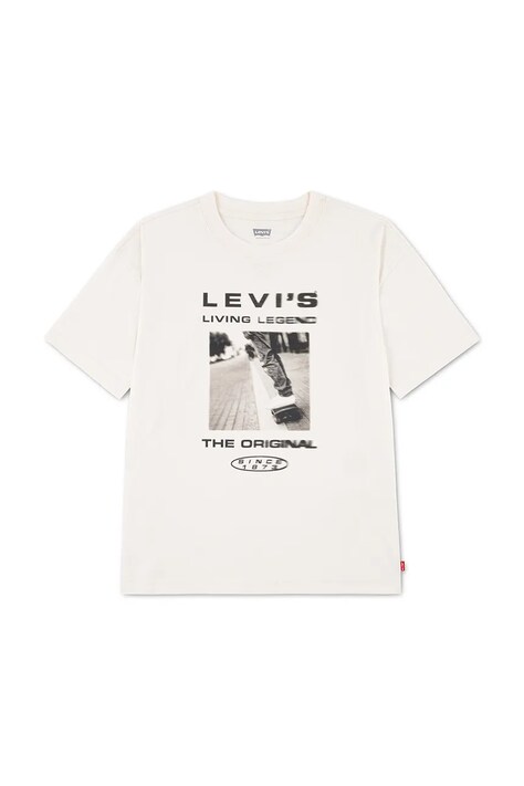Levi's majica za djecu s pamukom SKATE LEGEND TEE bež 8ER468
