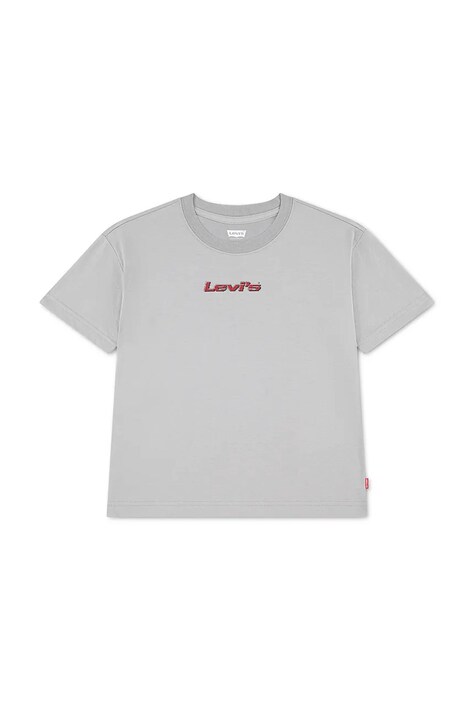 Levi's kratka majica otroška z bombažem PIXELATED BEAR TEE siva 8ER319