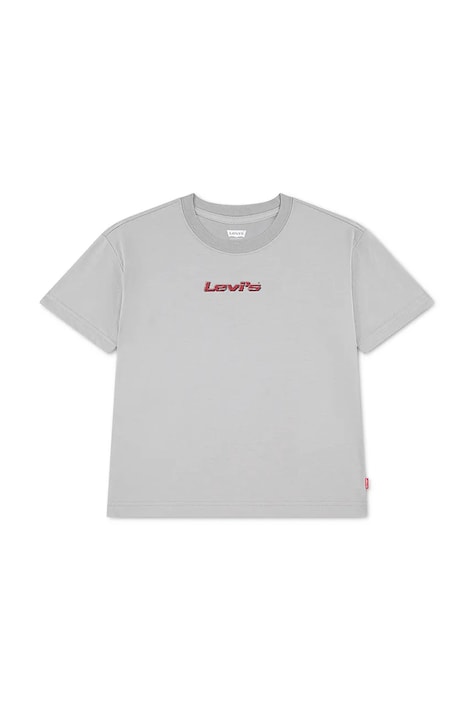 Levi's kratka majica otroška z bombažem PIXELATED BEAR TEE siva 8ER319