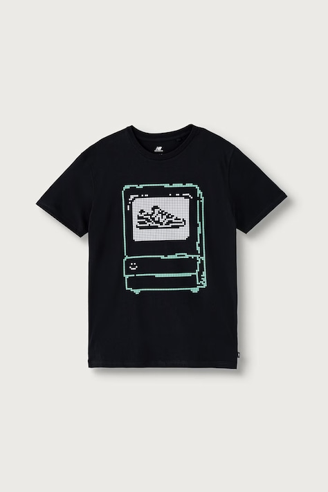 New Balance Gyerek pamut póló fekete YT6233NW
