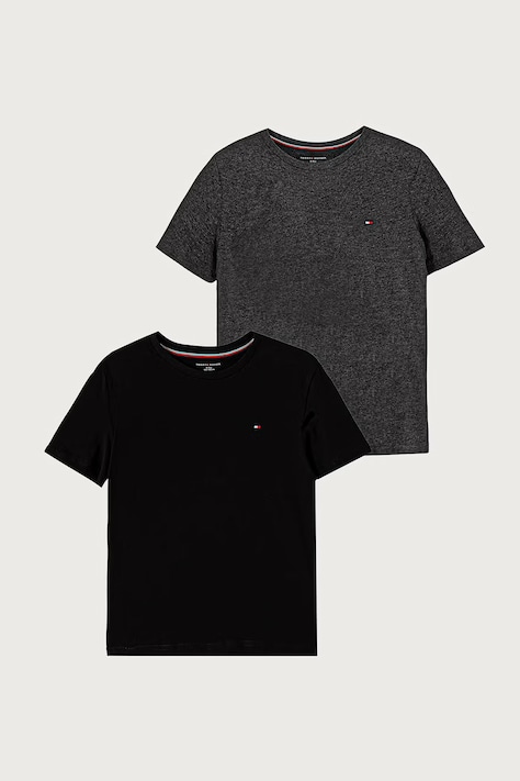 Tommy Hilfiger basic gyerek pamut 2-es csomag fekete UB0UB00310