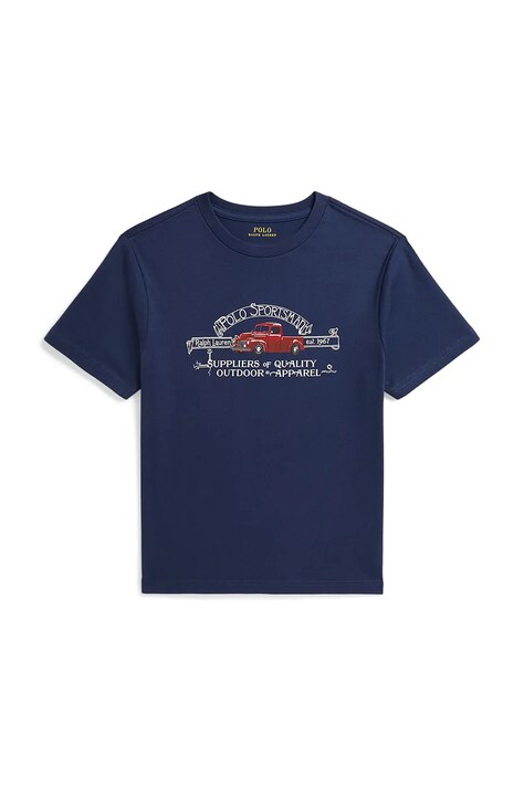 Polo Ralph Lauren Majica za djecu od pamuka mornarsko plava 323B26994001