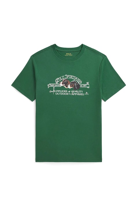 Polo Ralph Lauren Majica za djecu od pamuka zelena 323B26991001