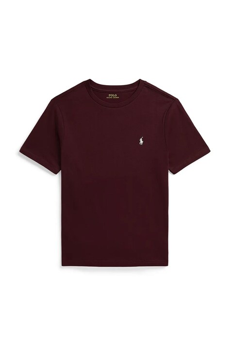 Polo Ralph Lauren тениска за деца от памук бордо 323832904513