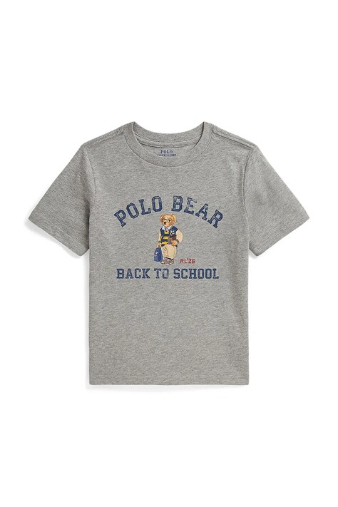 Polo Ralph Lauren тениска за деца от памук сива 322B27334001