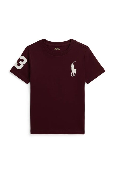 Polo Ralph Lauren тениска за деца от памук бордо 322832907508