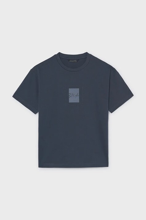 Mayoral T-shirt παιδικό βαμβακερό σκούρο μπλε 7041