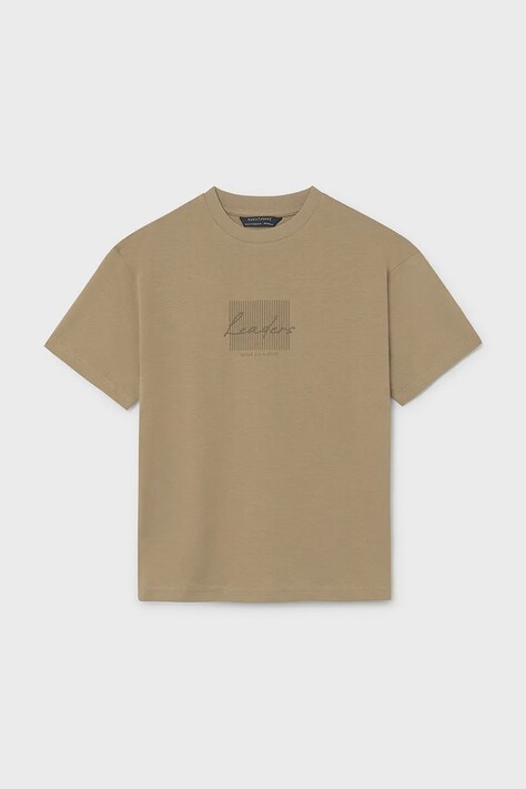 Mayoral T-shirt παιδικό βαμβακερό μπεζ 7041