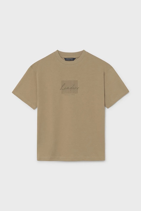 Mayoral T-shirt παιδικό βαμβακερό μπεζ 7041