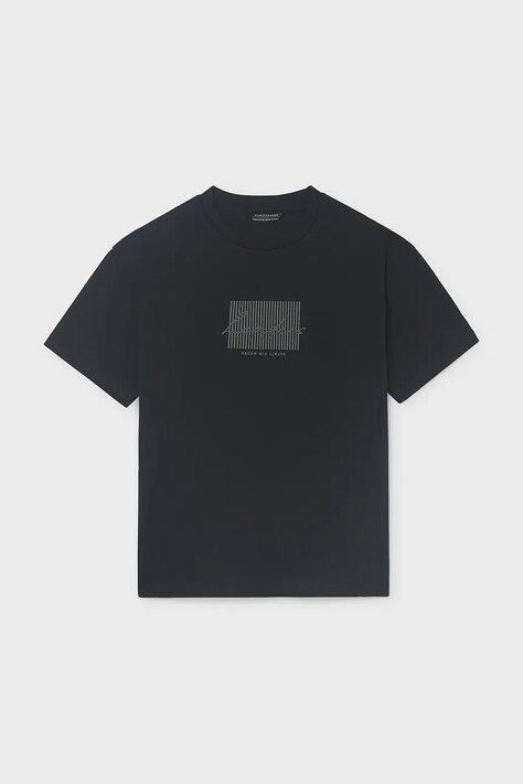 Mayoral T-shirt παιδικό βαμβακερό μαύρο 7041
