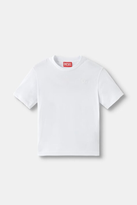 Diesel gyerek pamut póló TSCRAP OVER T-SHIRT fehér J02968