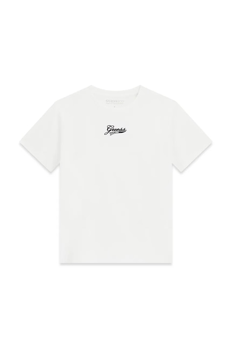 Guess T-shirt dziecięcy bawełniany biały L6YI21 K3754