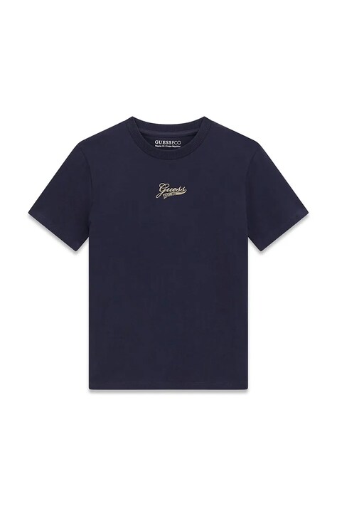 Guess tricou pentru copii, din bumbac bleumarin L6YI21 K3754