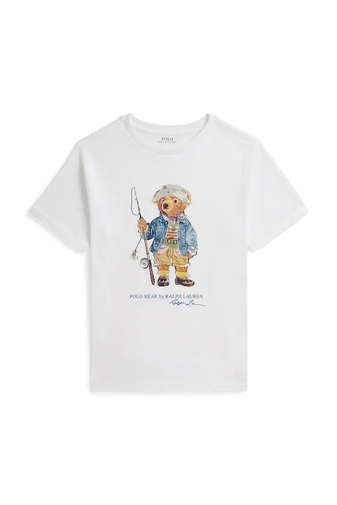 Polo Ralph Lauren t-shirt παιδικό βαμβακερό λευκό 323B18890002