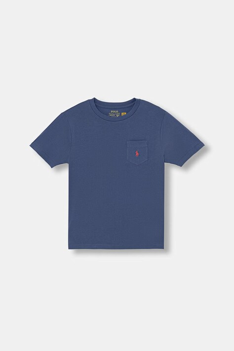 Polo Ralph Lauren T-shirt dziecięcy bawełniany granatowy 323970333504
