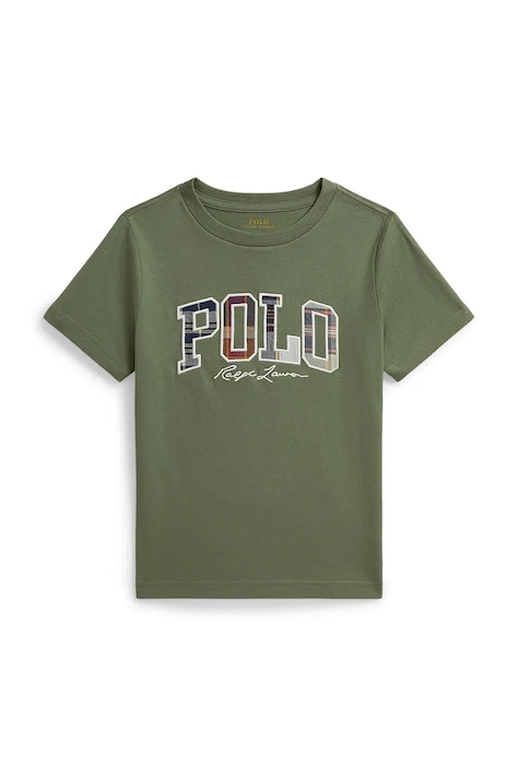 Polo Ralph Lauren t-shirt παιδικό βαμβακερό πράσινο 322B18474001