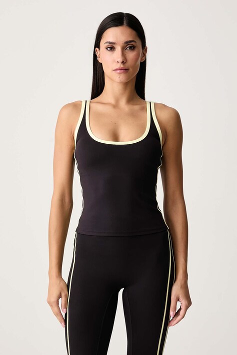 P.E Nation Top treningowy damski Solis czarny 263W060