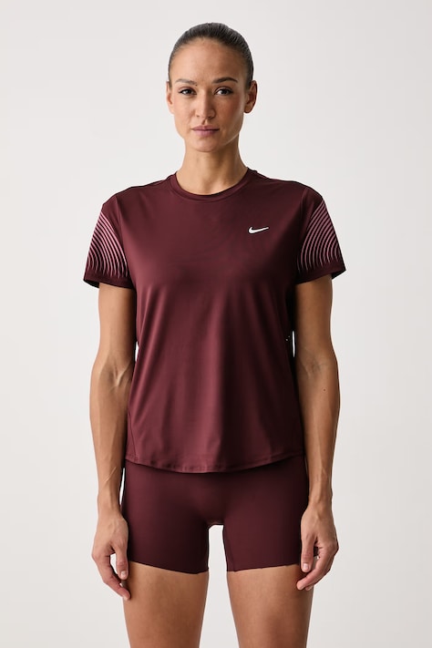 Nike T-shirt do biegania Swift Flash Dri-FIT brązowy IM8013.658