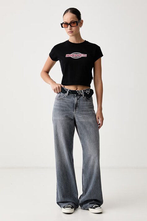 Dickies футболка жіноча бавовняна з еластаном — фото 2