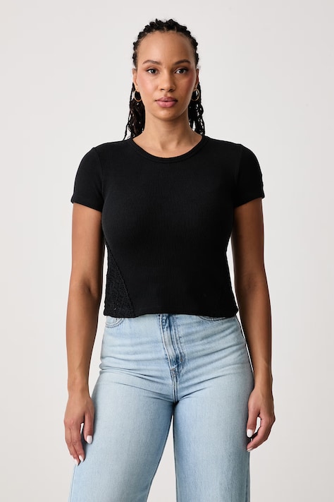 Guess Jeans Majica za žene crna W6BP09 K5528