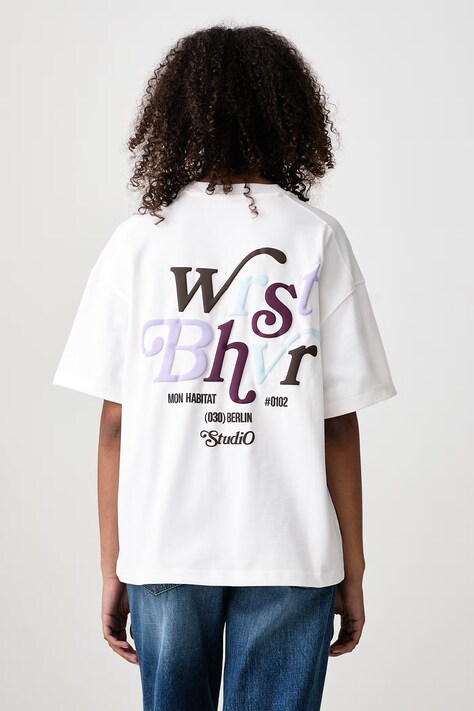 WRSTBHVR REED V3 T-shirt bawełniany damski biały U1026TT