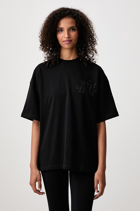 WRSTBHVR REED V3 T-shirt bawełniany damski czarny U1026TT