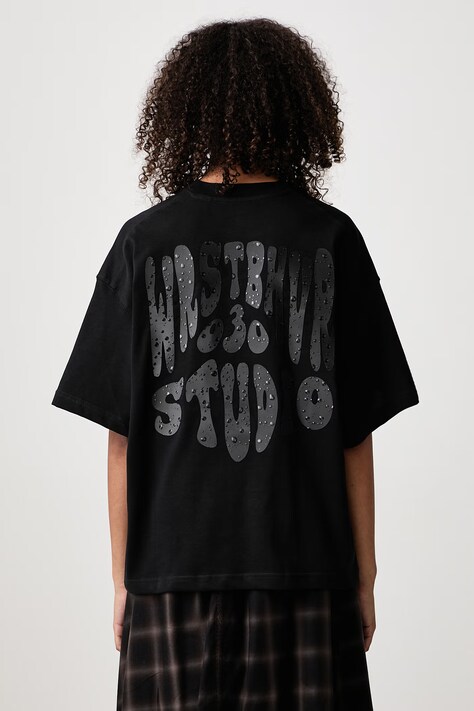 WRSTBHVR FLYNN V2 T-shirt bawełniany damski czarny U1026TT