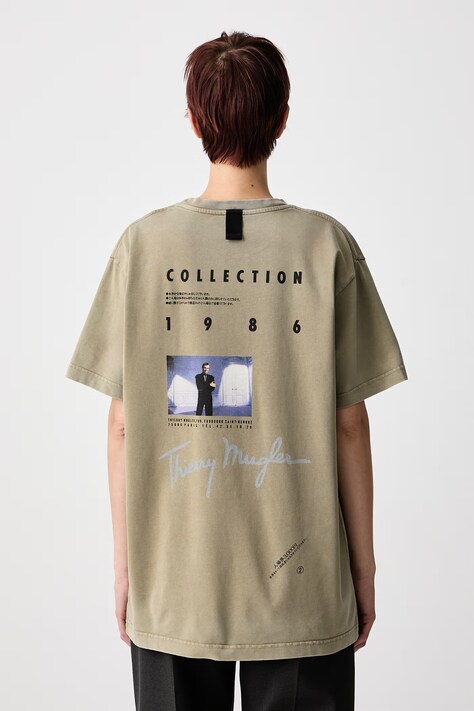 MUGLER T-shirt cotton Women's green 26F3TS01286032