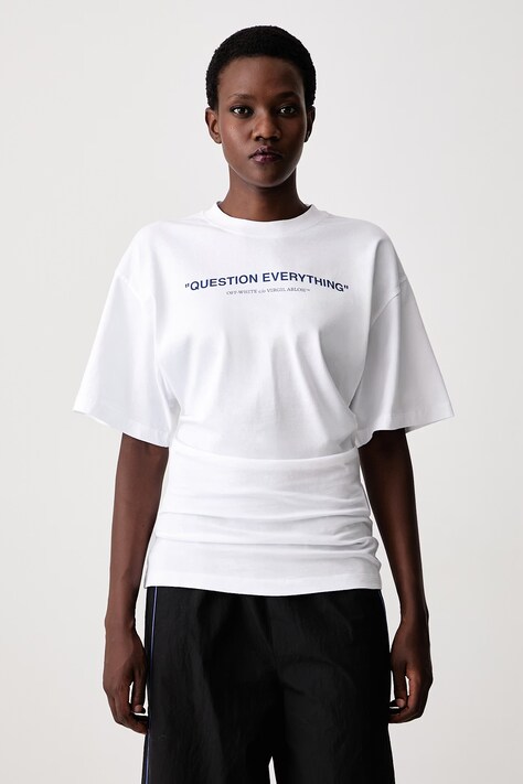 Off-White Question Everything od pamuka za žene bijela 2FA00567T