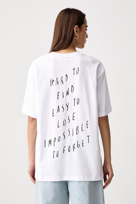 Karl Lagerfeld Jeans T-shirt γυναικείο βαμβακερό x Pietro Terzini λευκό B4W17076